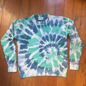 27 Miles 100% Cashmere Crew Neck Sweater Size Medium